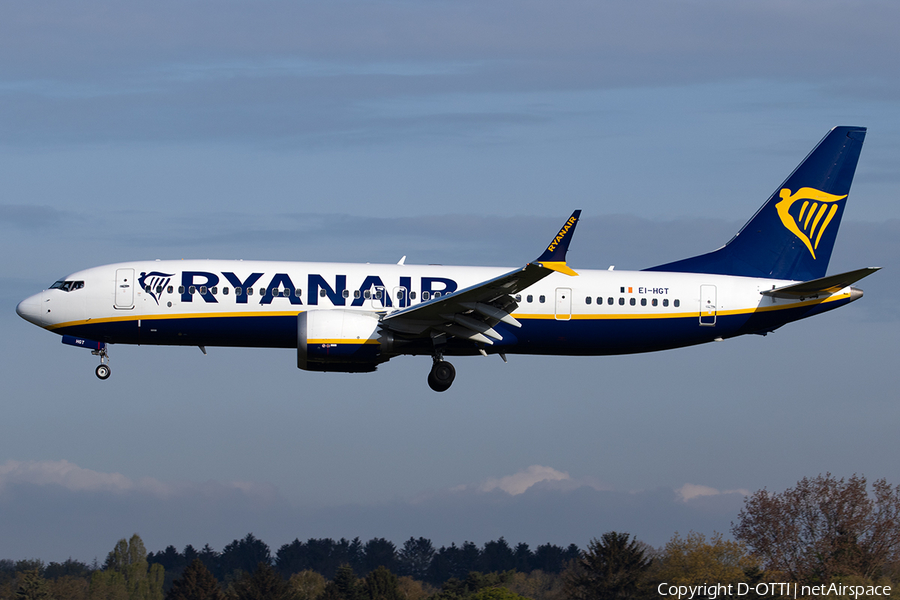 Ryanair Boeing 737-8-200 (EI-HGT) | Photo 505890