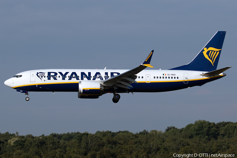 Ryanair Boeing 737-8-200 (EI-HGV) | Photo 521708