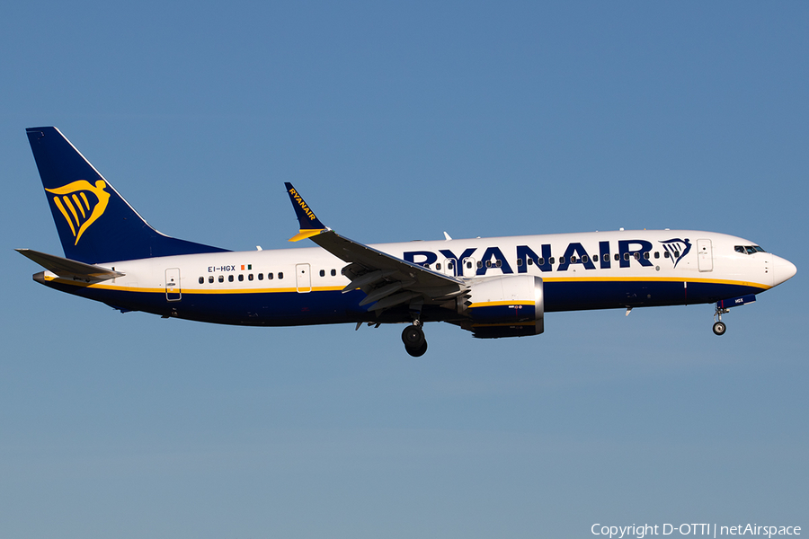 Ryanair Boeing 737-8-200 (EI-HGX) | Photo 561369