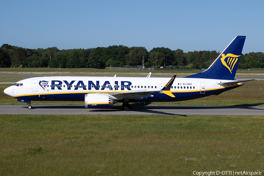 Ryanair Boeing 737-8-200 (EI-HGZ) | Photo 511919