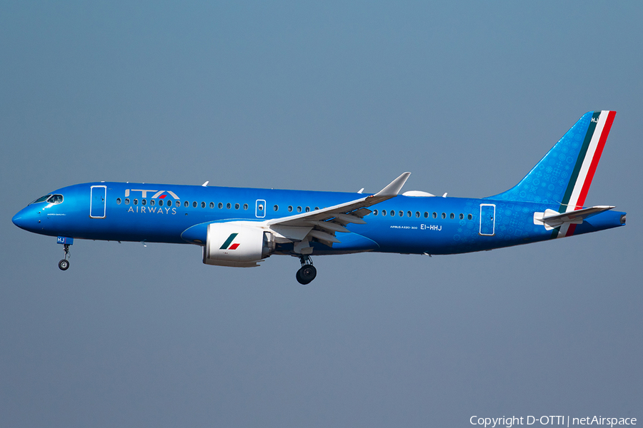 ITA Airways Airbus A220-300 (EI-HHJ) | Photo 669281