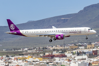 Hunnu Air Embraer ERJ-195E2 (ERJ-190-400STD) (EI-HUN) at  Gran Canaria, Spain