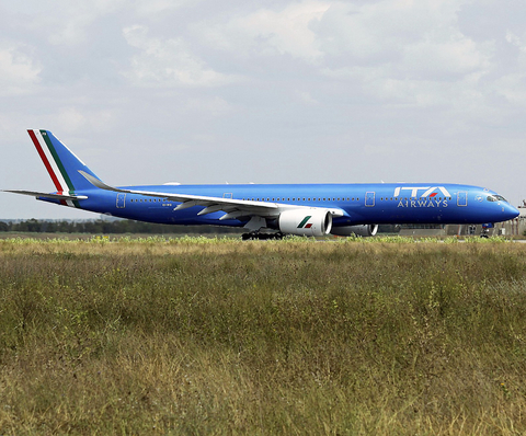 ITA Airways Airbus A350-941 (EI-IFB) at  Rome - Fiumicino (Leonardo DaVinci), Italy