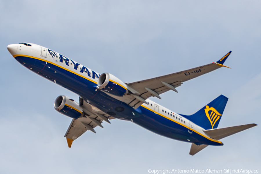 Ryanair Boeing 737-8-200 (EI-IGF) | Photo 646398