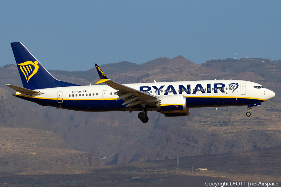 Ryanair Boeing 737-8-200 (EI-IGH) | Photo 576495