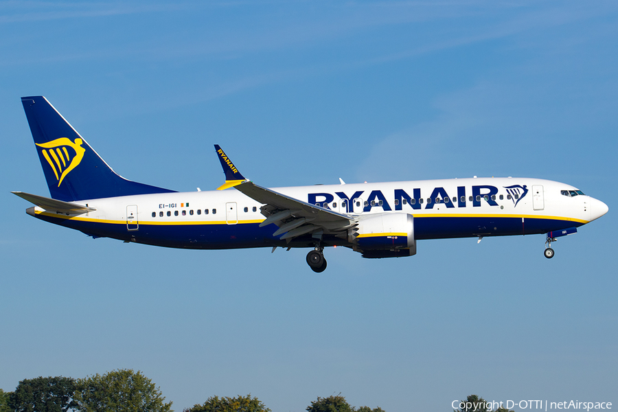 Ryanair Boeing 737-8-200 (EI-IGI) | Photo 587244