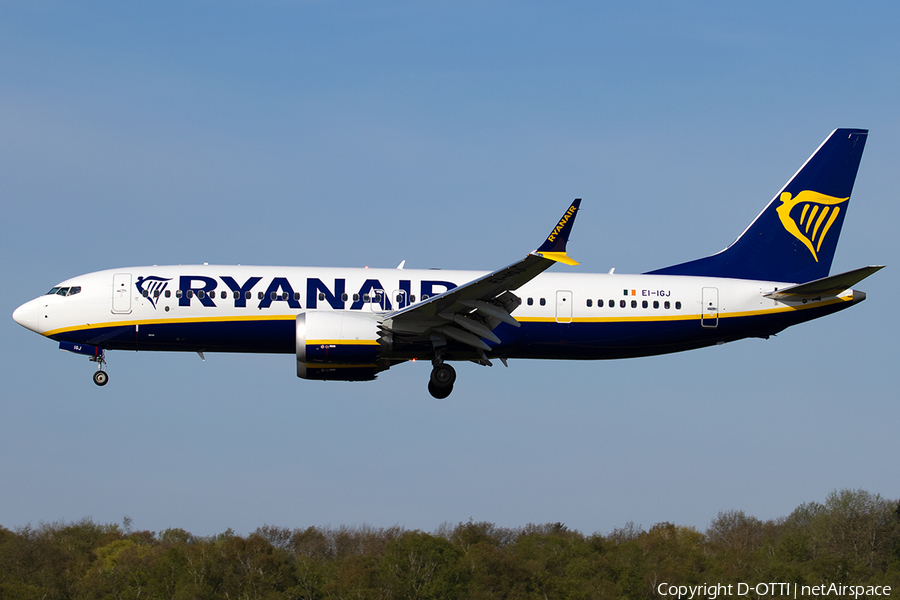 Ryanair Boeing 737-8-200 (EI-IGJ) | Photo 567292