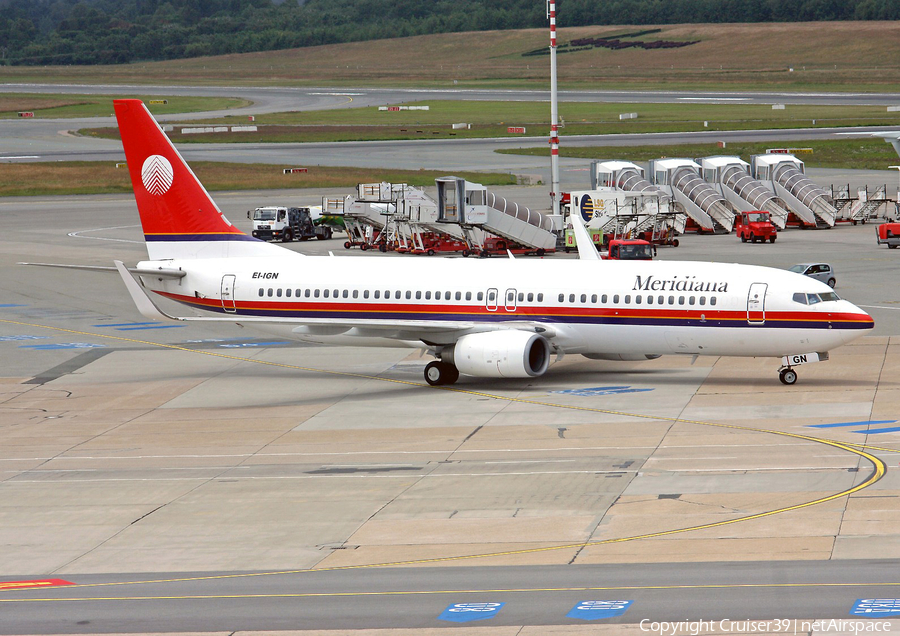 Meridiana Boeing 737-84P (EI-IGN) | Photo 65914