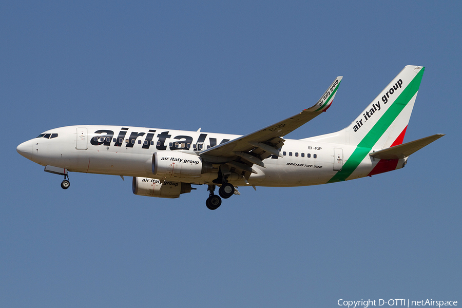 Air Italy Boeing 737-7GL (EI-IGP) | Photo 367597