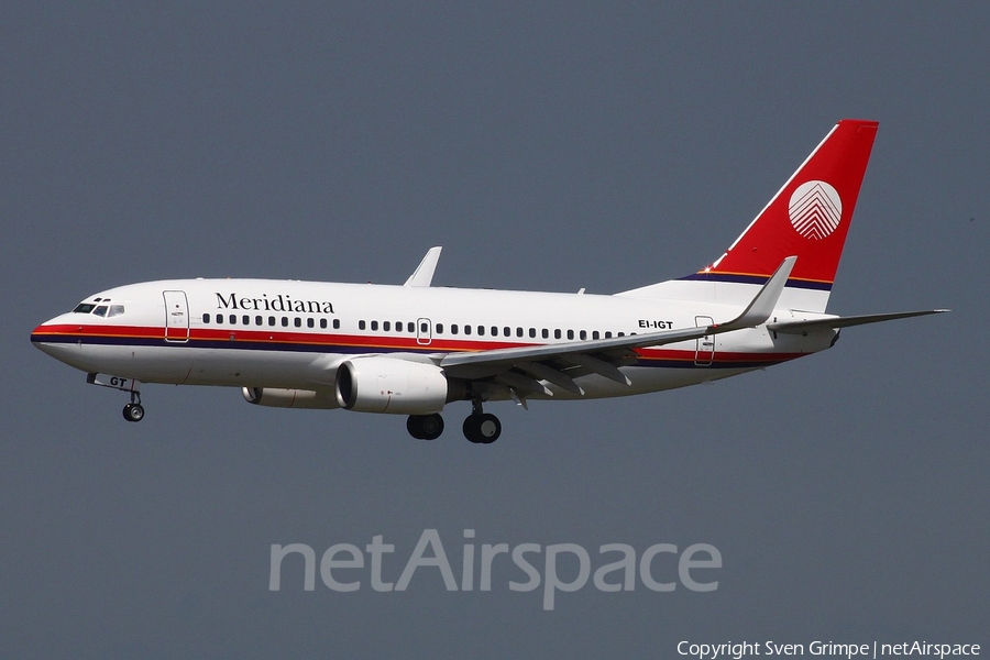 Meridiana Boeing 737-73V (EI-IGT) | Photo 27273