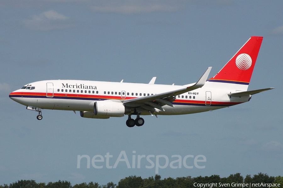Meridiana Boeing 737-73V (EI-IGT) | Photo 28618