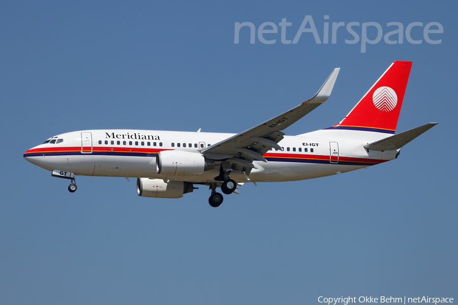 Meridiana Boeing 737-73V (EI-IGT) | Photo 72963