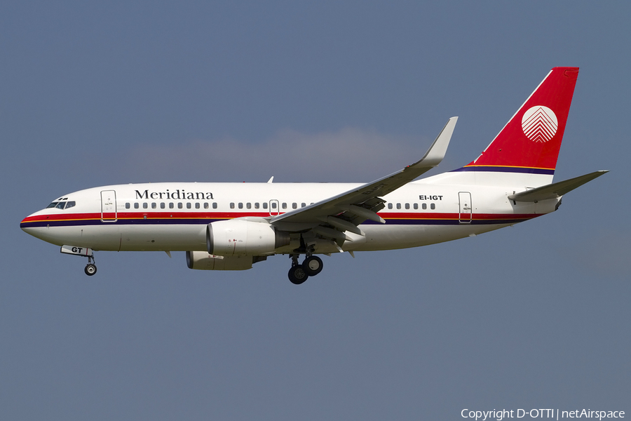 Meridiana Boeing 737-73V (EI-IGT) | Photo 412289