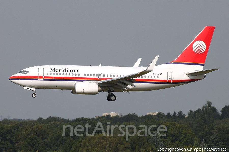 Meridiana Boeing 737-73V (EI-IGU) | Photo 31211