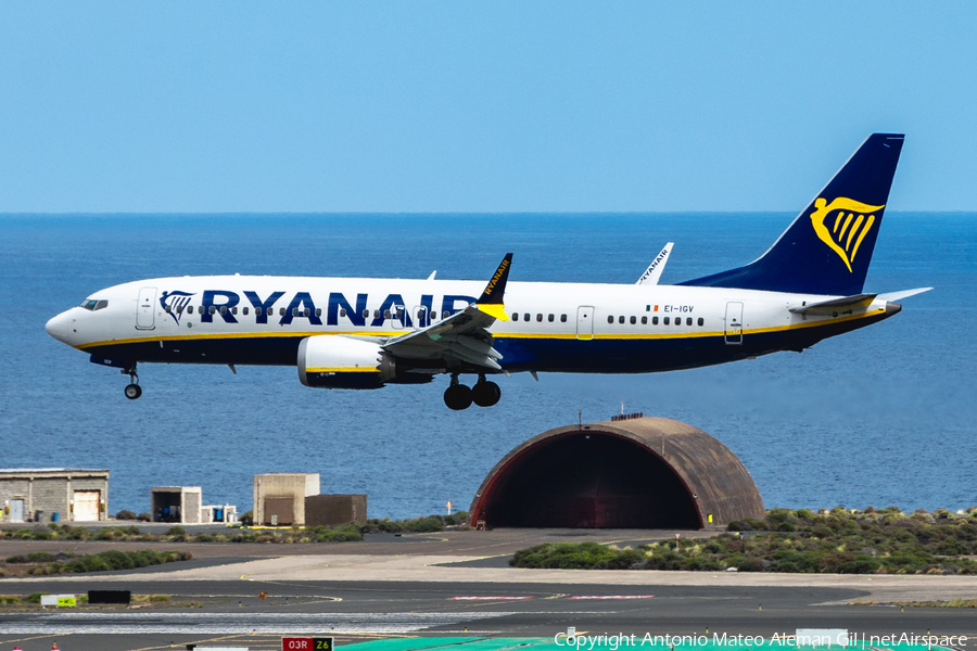 Ryanair Boeing 737-8-200 (EI-IGV) | Photo 618069
