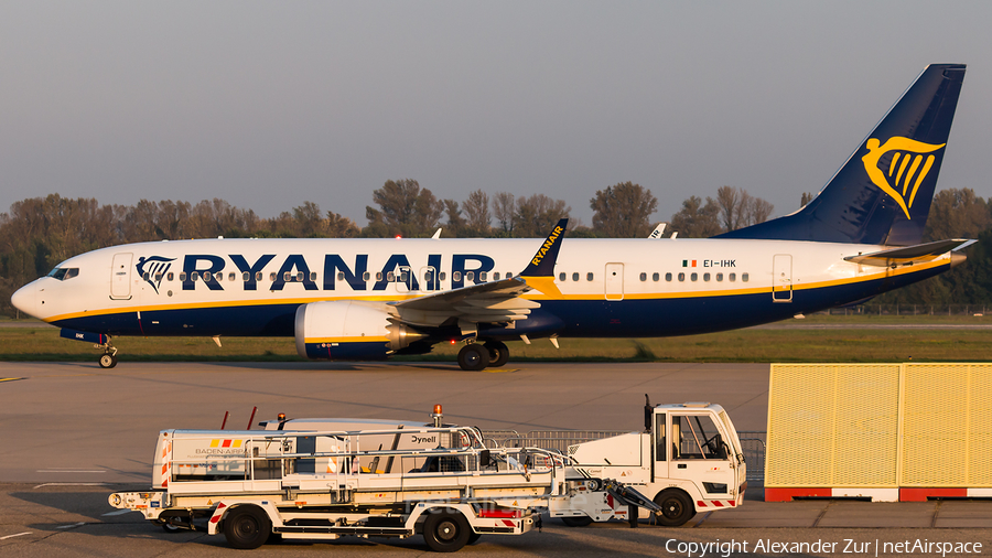 Ryanair Boeing 737-8 MAX (EI-IHK) | Photo 642140