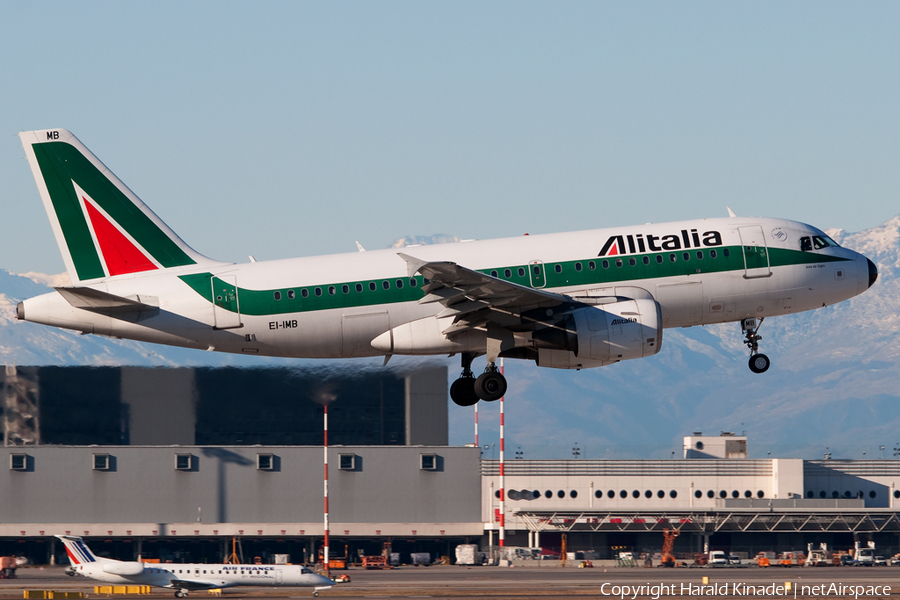 Alitalia Airbus A319-112 (EI-IMB) | Photo 337844