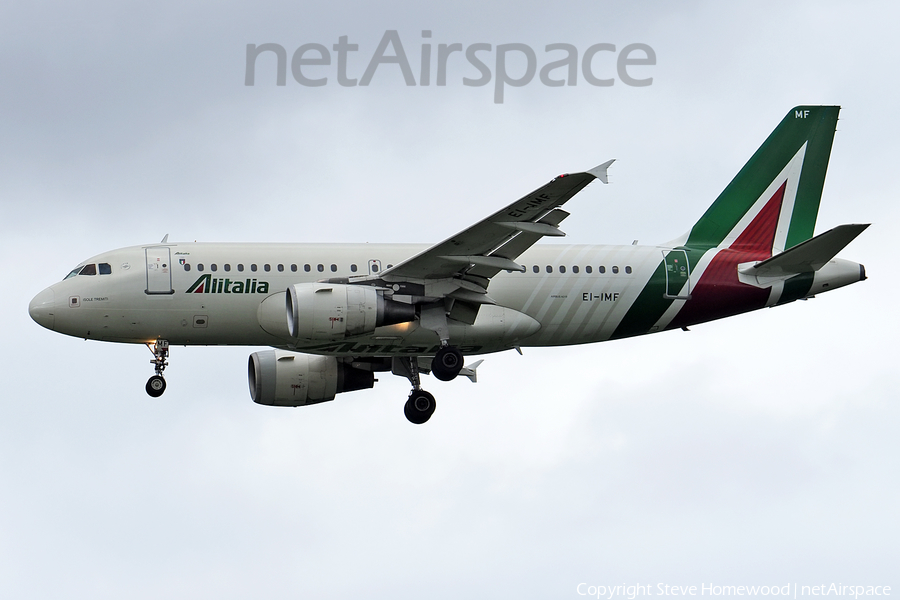 Alitalia Airbus A319-112 (EI-IMF) | Photo 525897