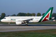 Alitalia Airbus A319-112 (EI-IMI) at  Milan - Linate, Italy