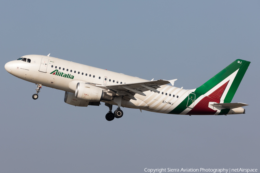 Alitalia Airbus A319-112 (EI-IMJ) | Photo 512685