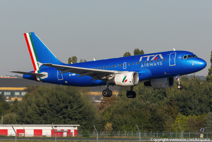 ITA Airways Airbus A319-111 (EI-IMN) | Photo 527799