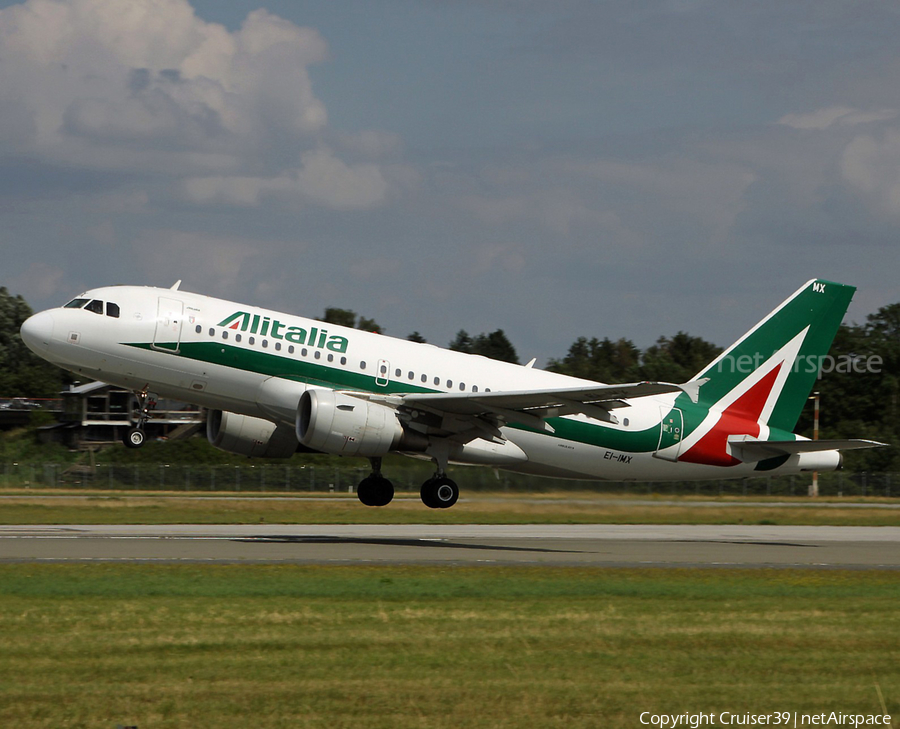 Alitalia Airbus A319-111 (EI-IMX) | Photo 473223