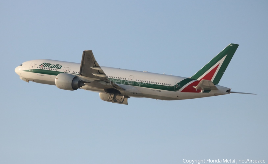 Alitalia Boeing 777-243(ER) (EI-ISD) | Photo 543419