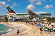 Alitalia Boeing 777-243(ER) (EI-ISD) at  Philipsburg - Princess Juliana International, Netherland Antilles