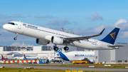 Air Astana Airbus A321-271NX (EI-KGK) at  Hamburg - Finkenwerder, Germany