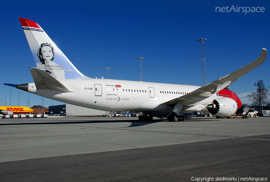 Norwegian Air Shuttle Boeing 787-8 Dreamliner (EI-LNA) | Photo 42822