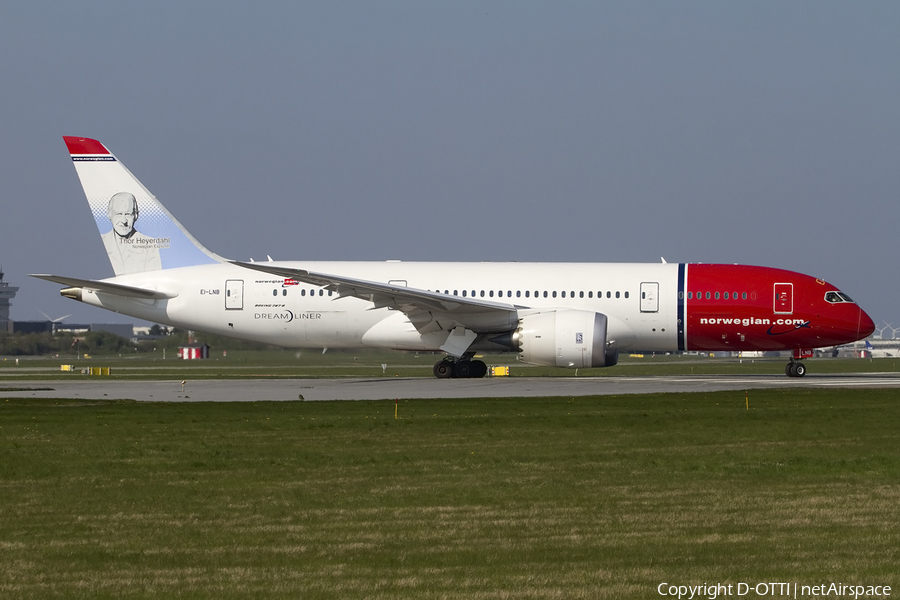 Norwegian Long Haul Boeing 787-8 Dreamliner (EI-LNB) | Photo 436097