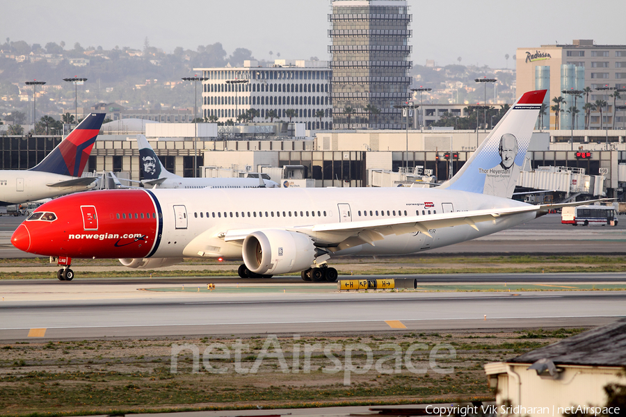 Norwegian Long Haul Boeing 787-8 Dreamliner (EI-LNB) | Photo 42805