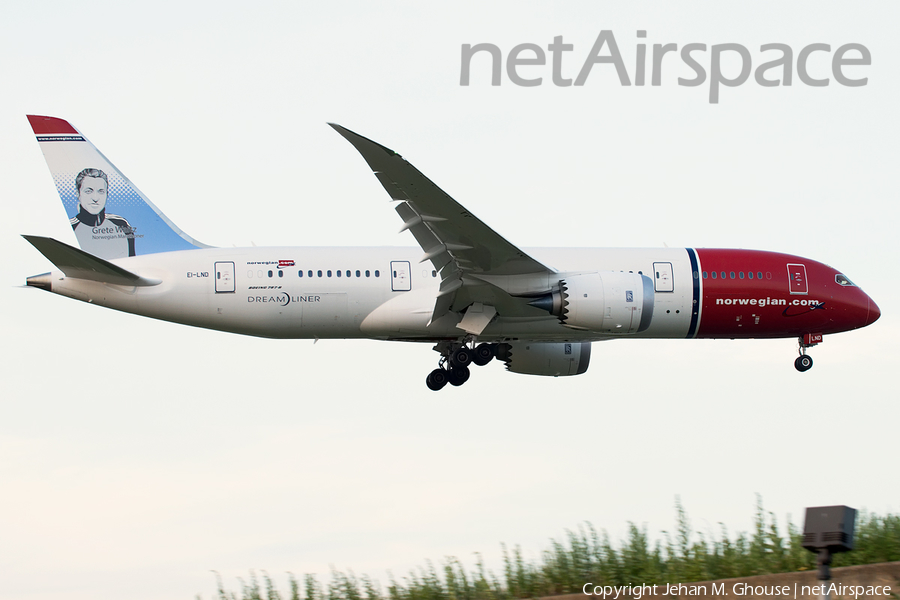 Norwegian Air Shuttle Boeing 787-8 Dreamliner (EI-LND) | Photo 55845