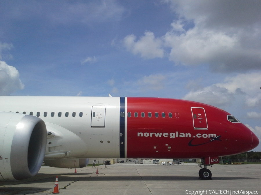 Norwegian Air Shuttle Boeing 787-8 Dreamliner (EI-LND) | Photo 50461
