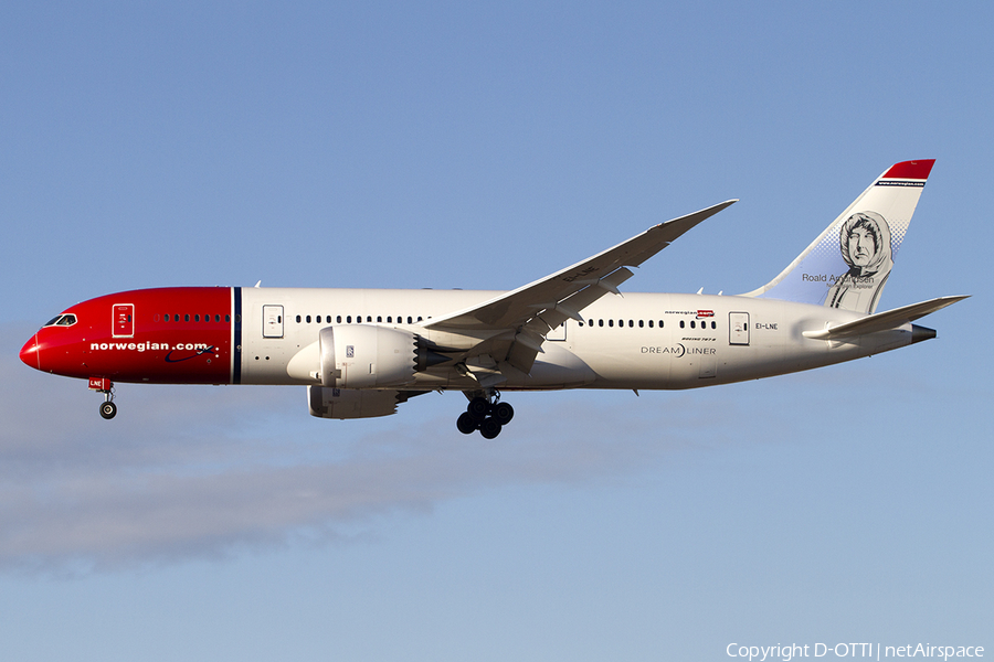 Norwegian Air Shuttle Boeing 787-8 Dreamliner (EI-LNE) | Photo 469940