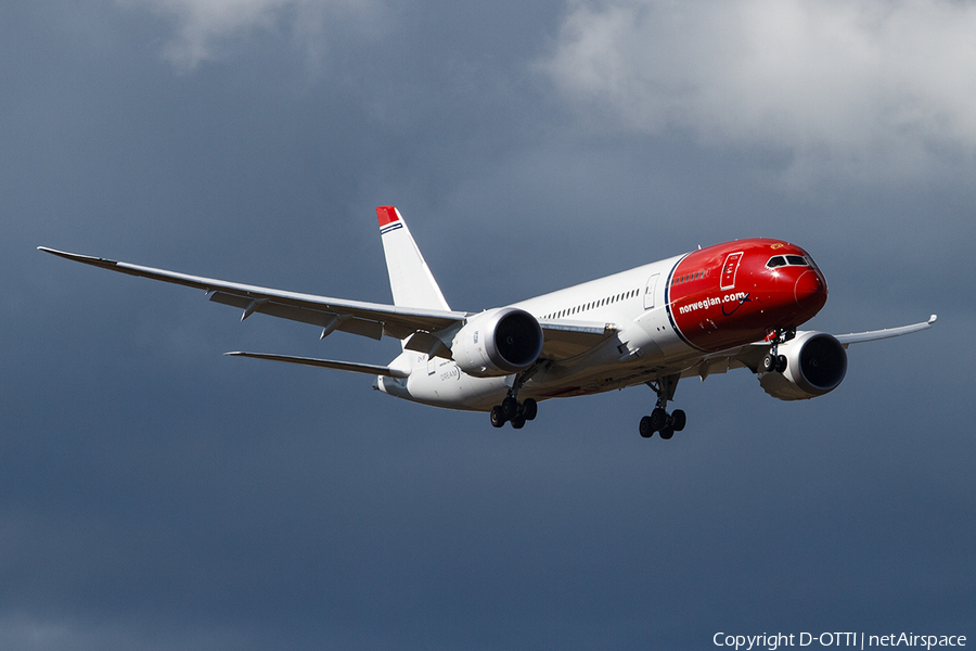 Norwegian Air Shuttle Boeing 787-8 Dreamliner (EI-LNF) | Photo 485739