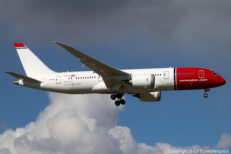 Norwegian Air Shuttle Boeing 787-8 Dreamliner (EI-LNF) | Photo 485740