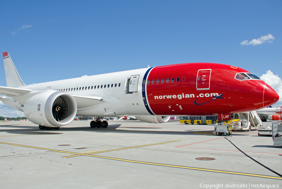 Norwegian Air Shuttle Boeing 787-8 Dreamliner (EI-LNF) | Photo 52029