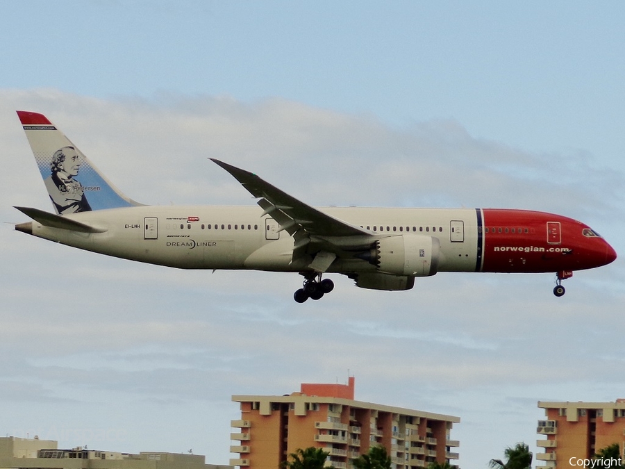 Norwegian Air Shuttle Boeing 787-8 Dreamliner (EI-LNH) | Photo 95789