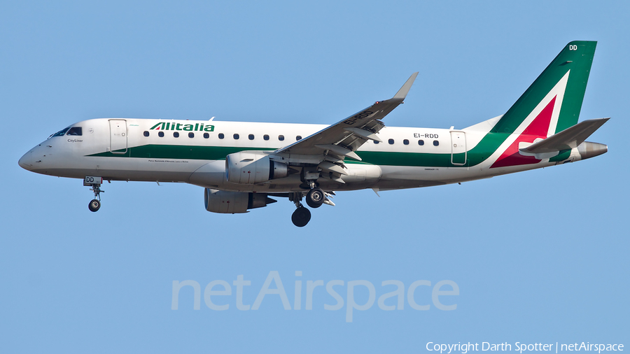 Alitalia CityLiner Embraer ERJ-175LR (ERJ-170-200LR) (EI-RDD) | Photo 358258