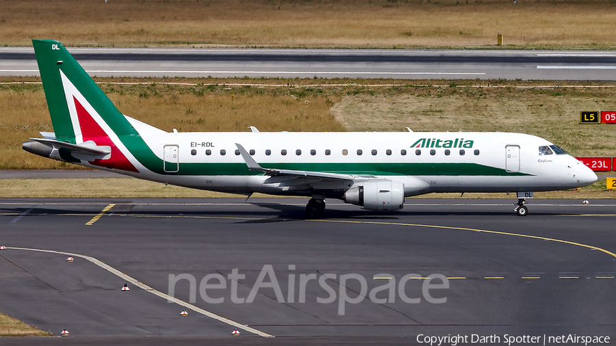 Alitalia CityLiner Embraer ERJ-175LR (ERJ-170-200LR) (EI-RDL) | Photo 374365