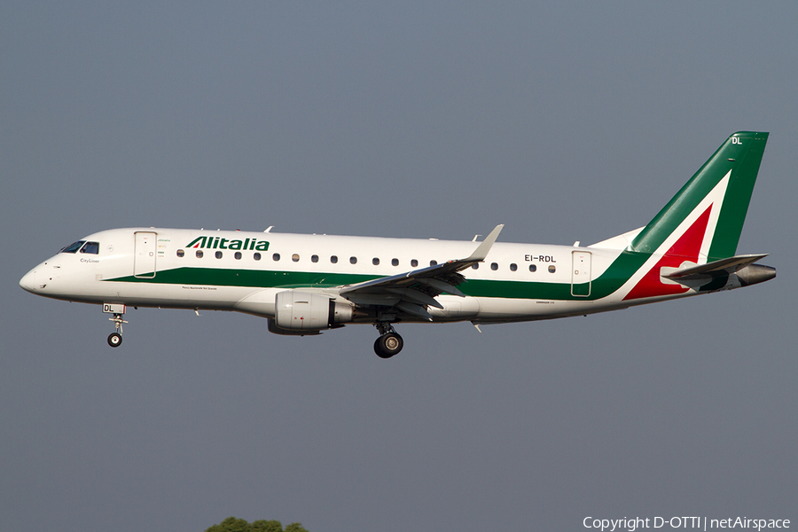 Alitalia CityLiner Embraer ERJ-175LR (ERJ-170-200LR) (EI-RDL) | Photo 507033