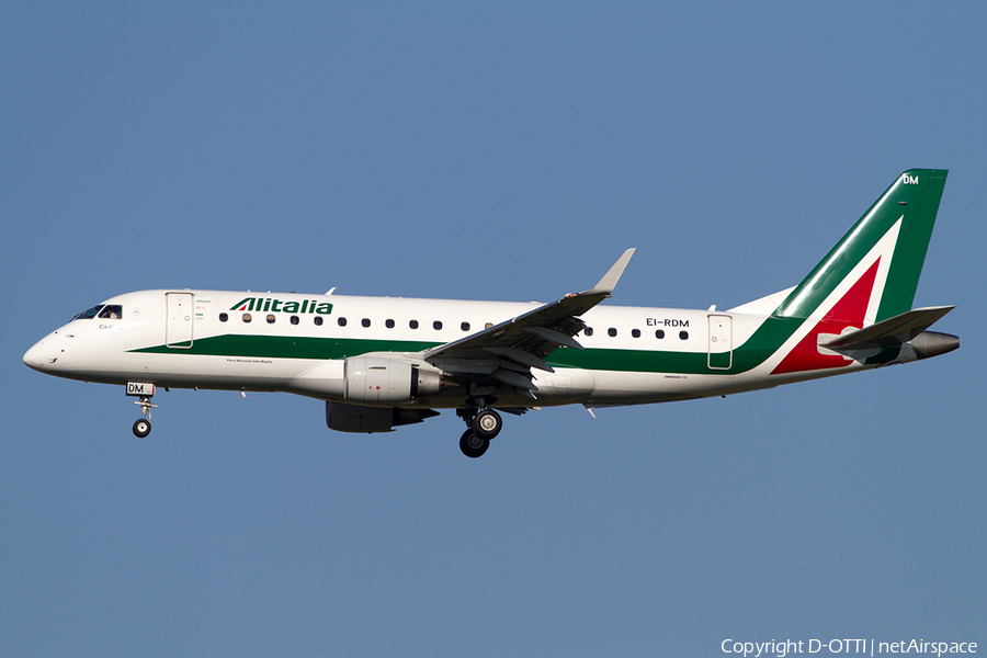 Alitalia CityLiner Embraer ERJ-175STD (ERJ-170-200STD) (EI-RDM) | Photo 507899