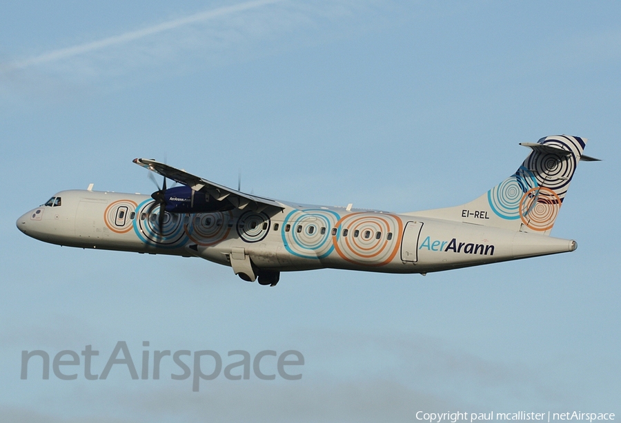 Aer Lingus Regional (Aer Arann) ATR 72-500 (EI-REL) | Photo 3301