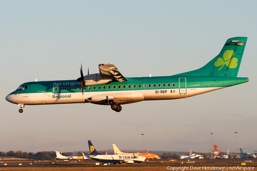 Aer Lingus Regional (Aer Arann) ATR 72-500 (EI-REP) | Photo 24633