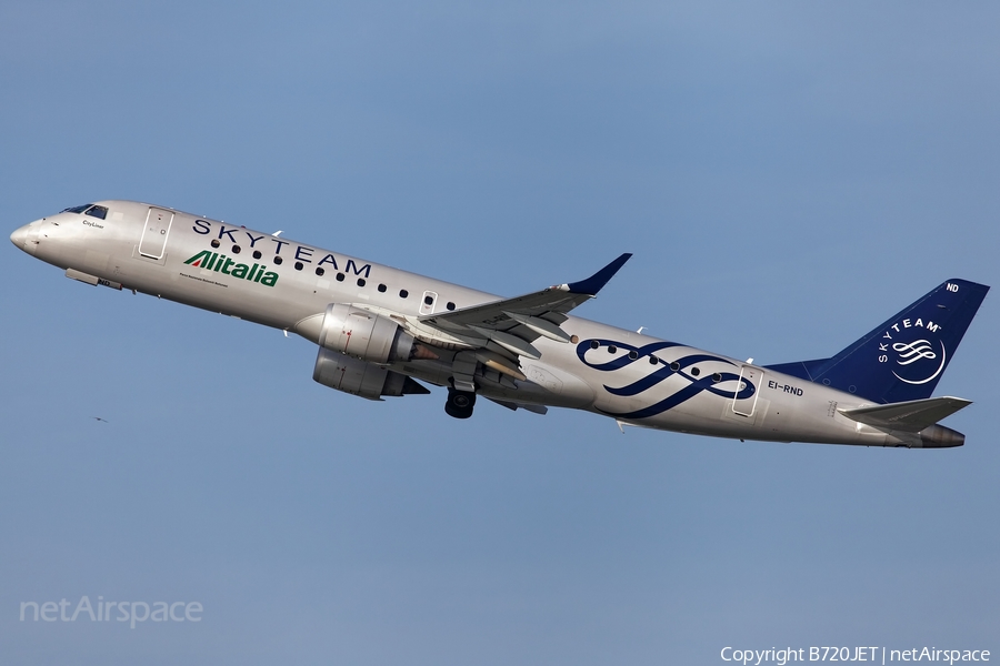 Alitalia CityLiner Embraer ERJ-190LR (ERJ-190-100LR) (EI-RND) | Photo 90301