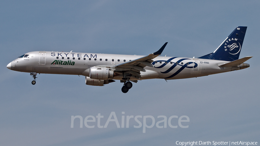 Alitalia CityLiner Embraer ERJ-190LR (ERJ-190-100LR) (EI-RND) | Photo 374368