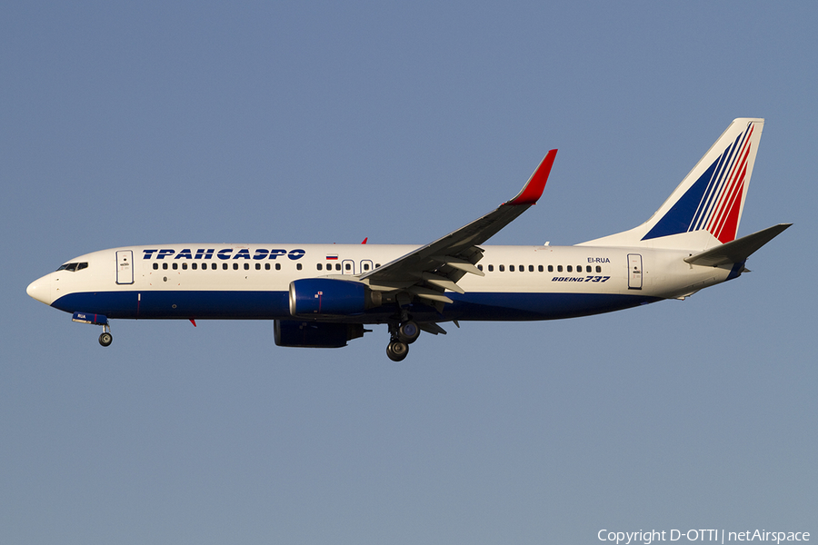 Transaero Airlines Boeing 737-86J (EI-RUA) | Photo 375859