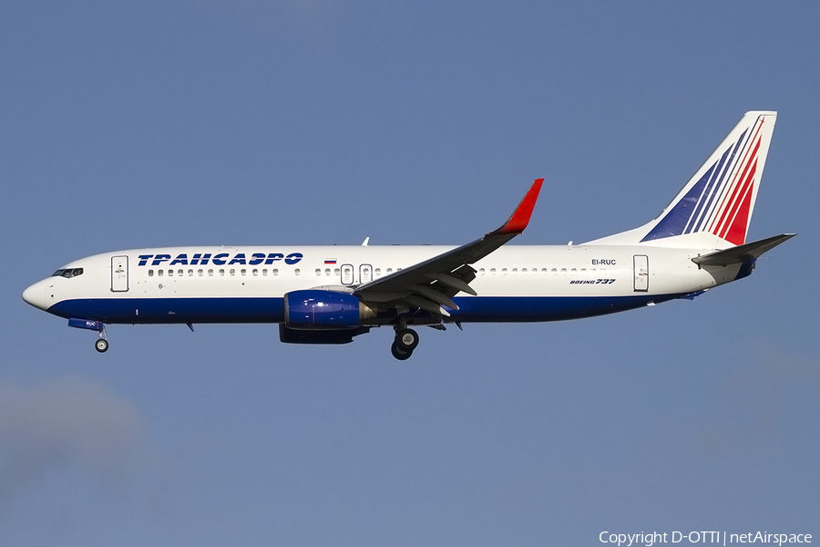 Transaero Airlines Boeing 737-86R (EI-RUC) | Photo 400738