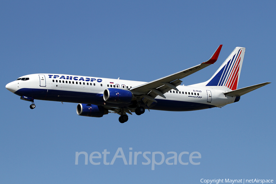 Transaero Airlines Boeing 737-86R (EI-RUD) | Photo 132364